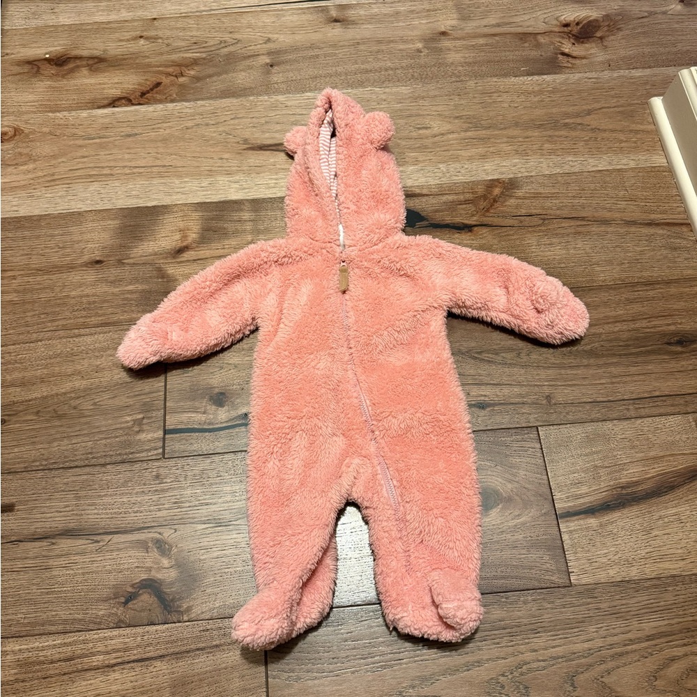 Carter's Soft Pink Fleece Footie